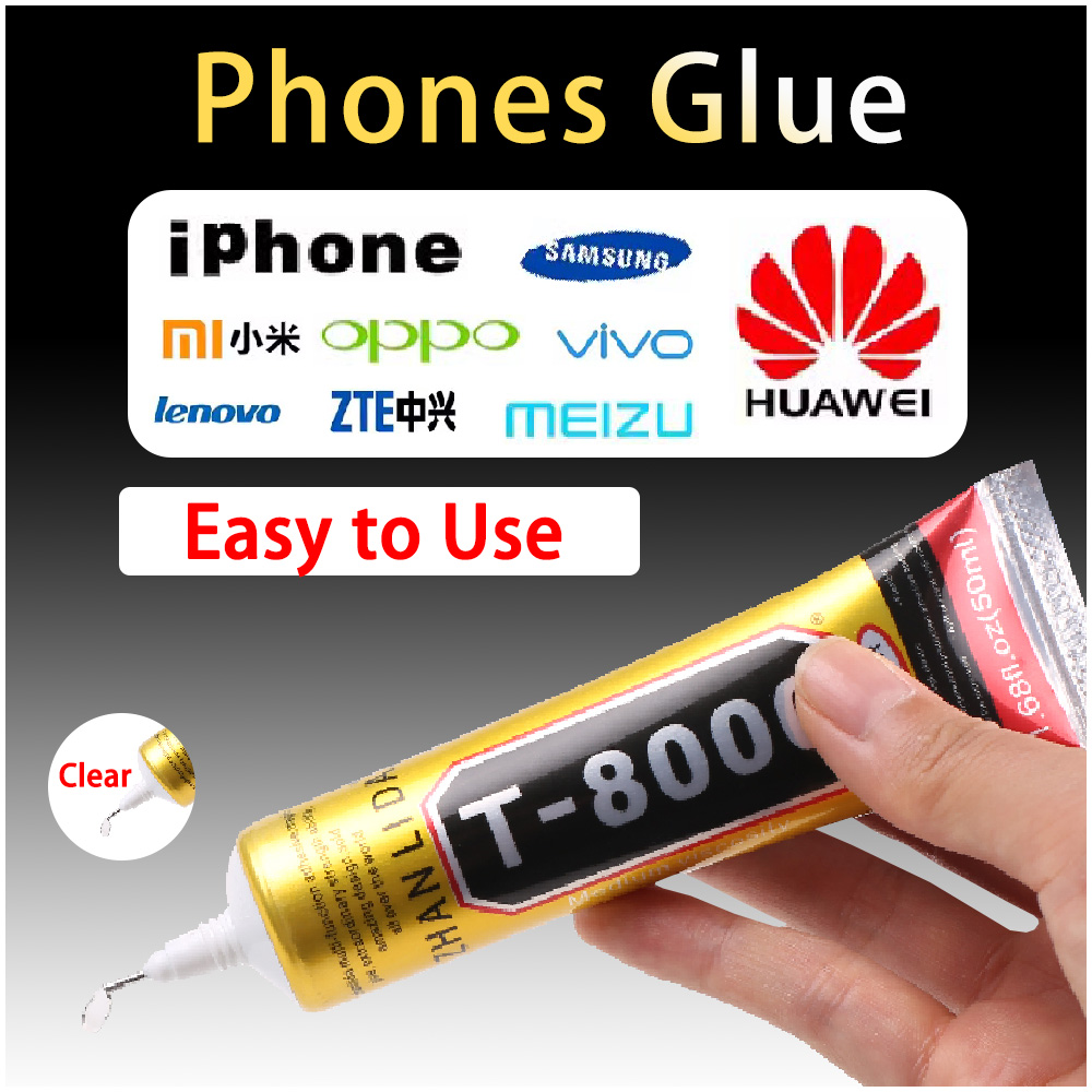 Fabric Glue Bond - Klej precyzyjny T8000 do biżuterii, cyrkonii,