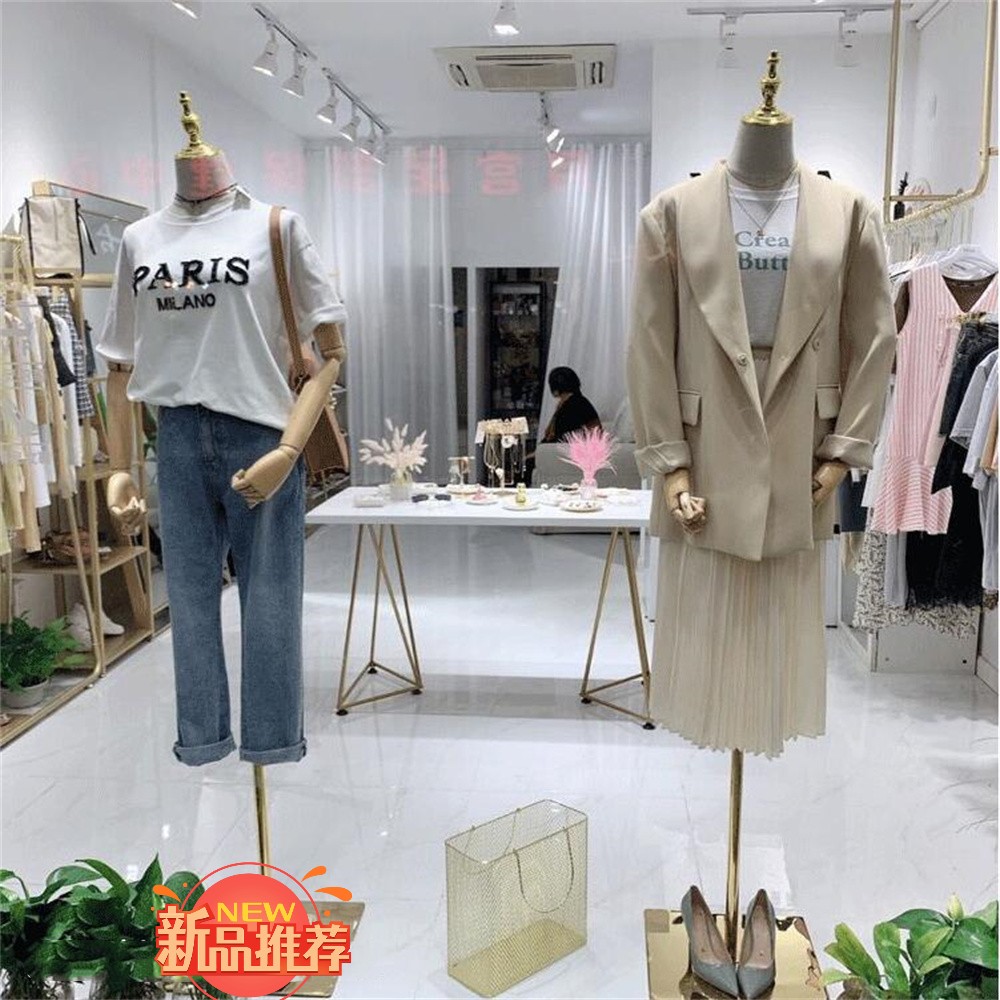 Dress Form Mannequin - Plastikowa tkanina lniana Pełny żeński manekin