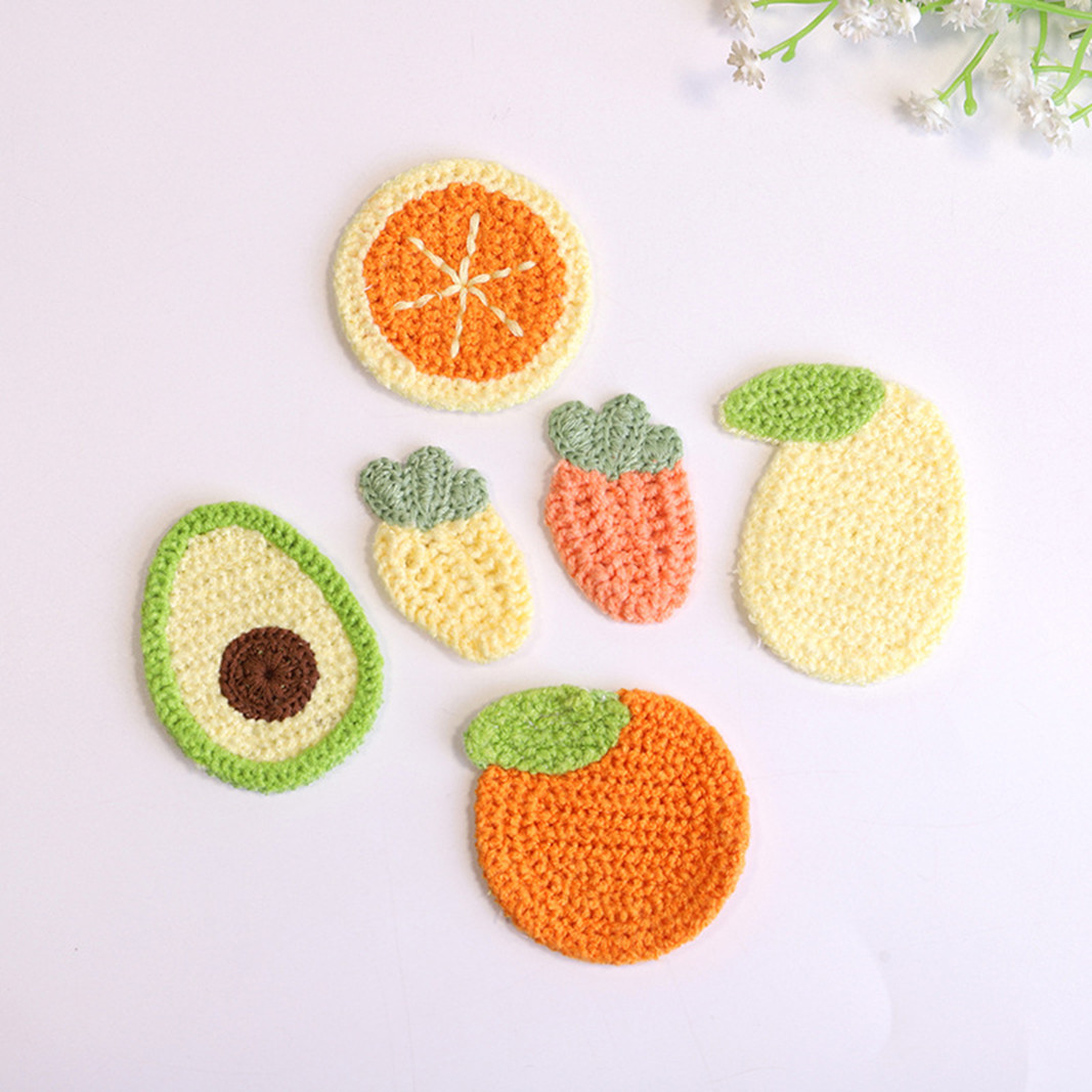 Sewing Embroidery Fabric - 10 szt. Śliczne Mini marchewkowe awokado
