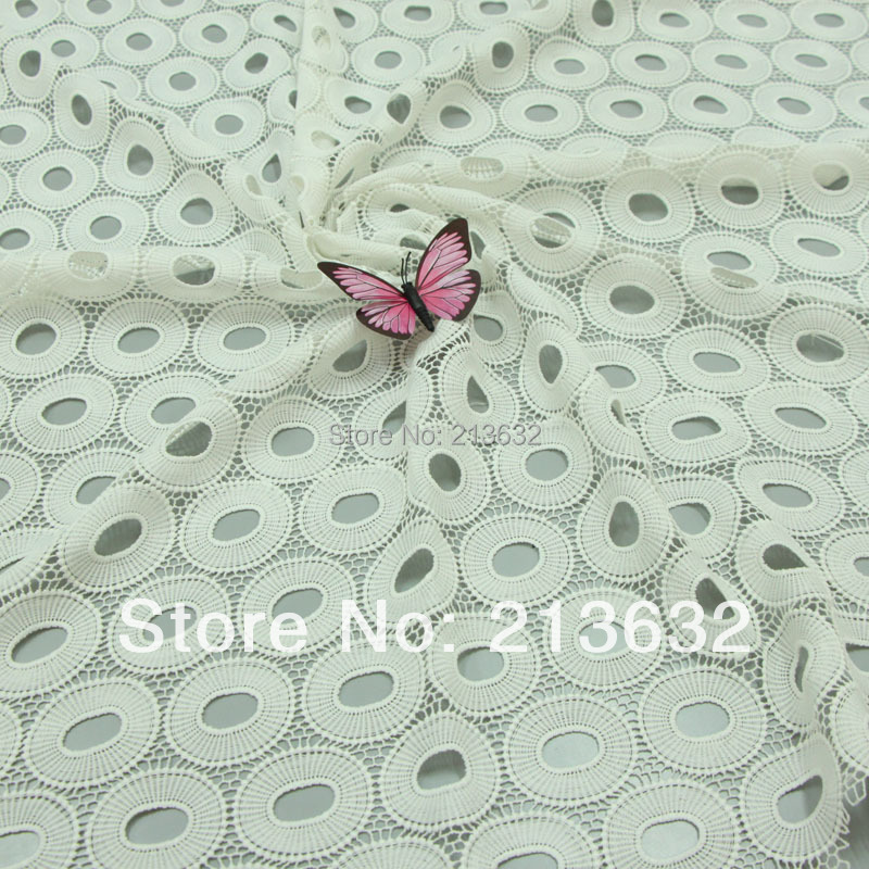 Sewing Eyelet Fabric - Wysokiej jakości białe tkaniny z haftem,