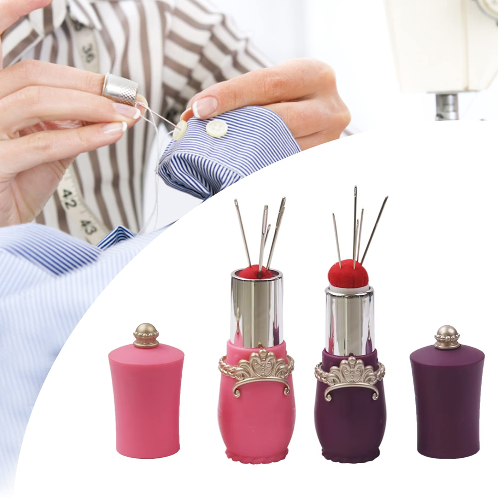 Sewing Pin Cushion - Szminka Pin poduszka etui na igły
