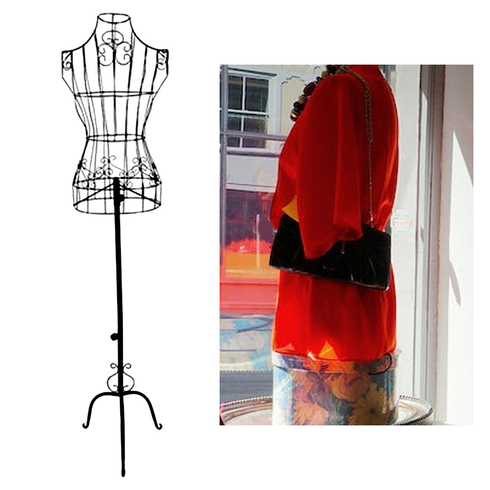 Dress Form Mannequin - Manekin damski, żelazny stojak, regulowany model