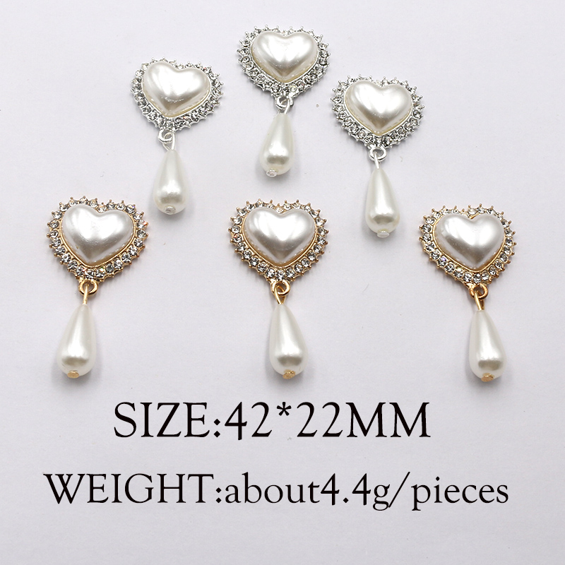 Button Hole Cutter - Nowy 10PCS42 * 22MM Love Rhinestones