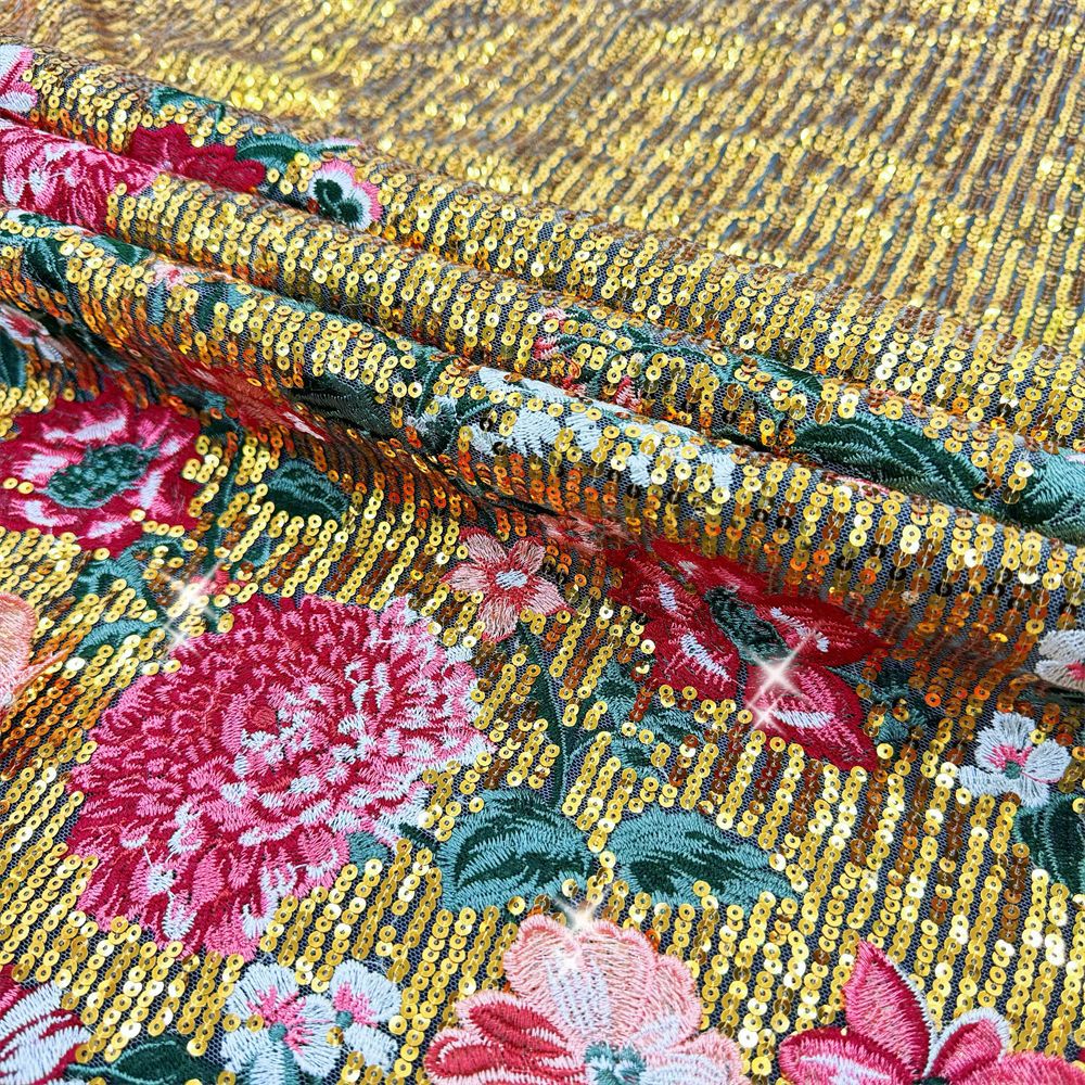 Sewing Embroidery Fabric - 1 jard trójwymiarowej tkaniny do haftu,