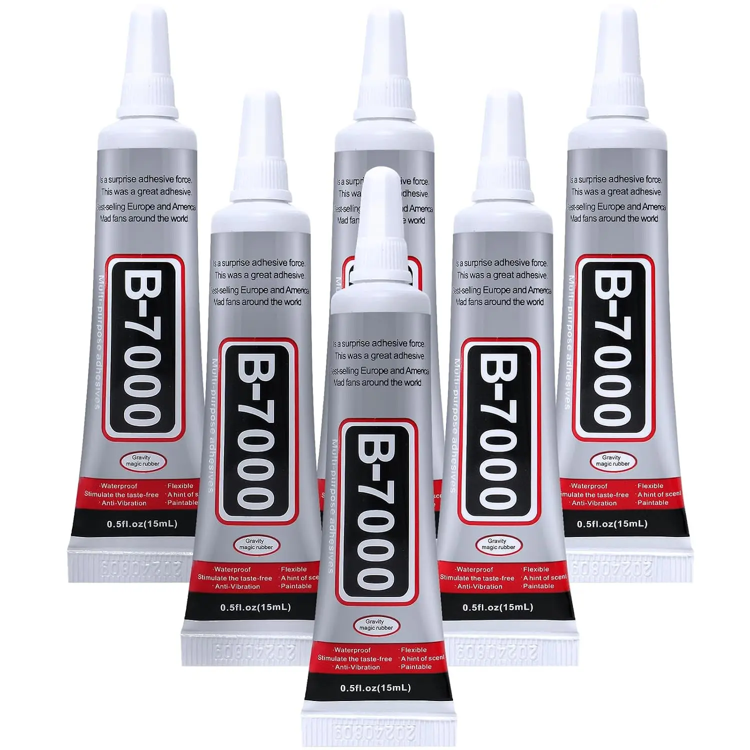 Fabric Glue Bond - ICUTE-FITTDYHE 6 szt. Klej do biżuterii