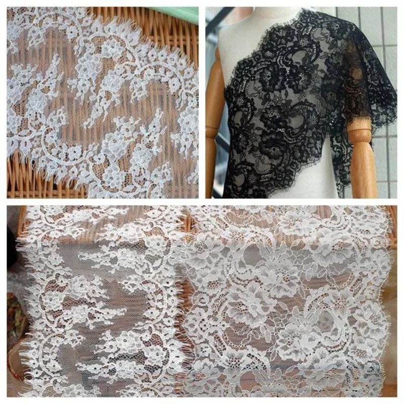 Sewing Embroidery Fabric - 3M, Wysokiej Jakości Koronka do Rzęs