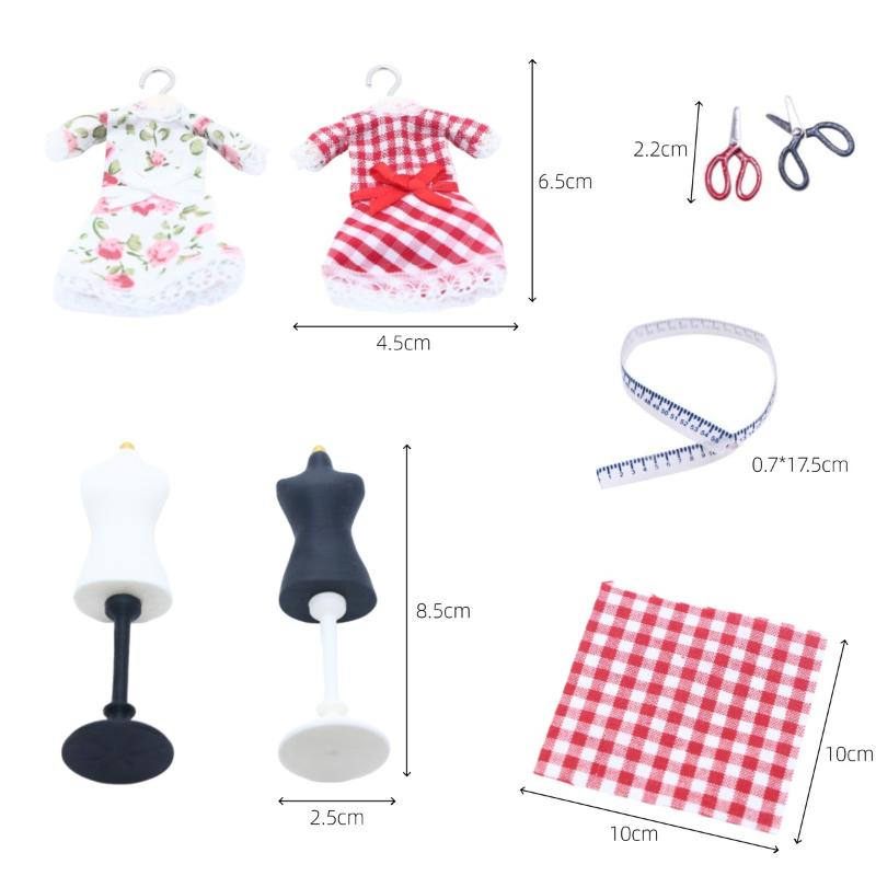 Dress Form Mannequin - Gorąca Wyprzedaż - 1 Zestaw Miniaturowy