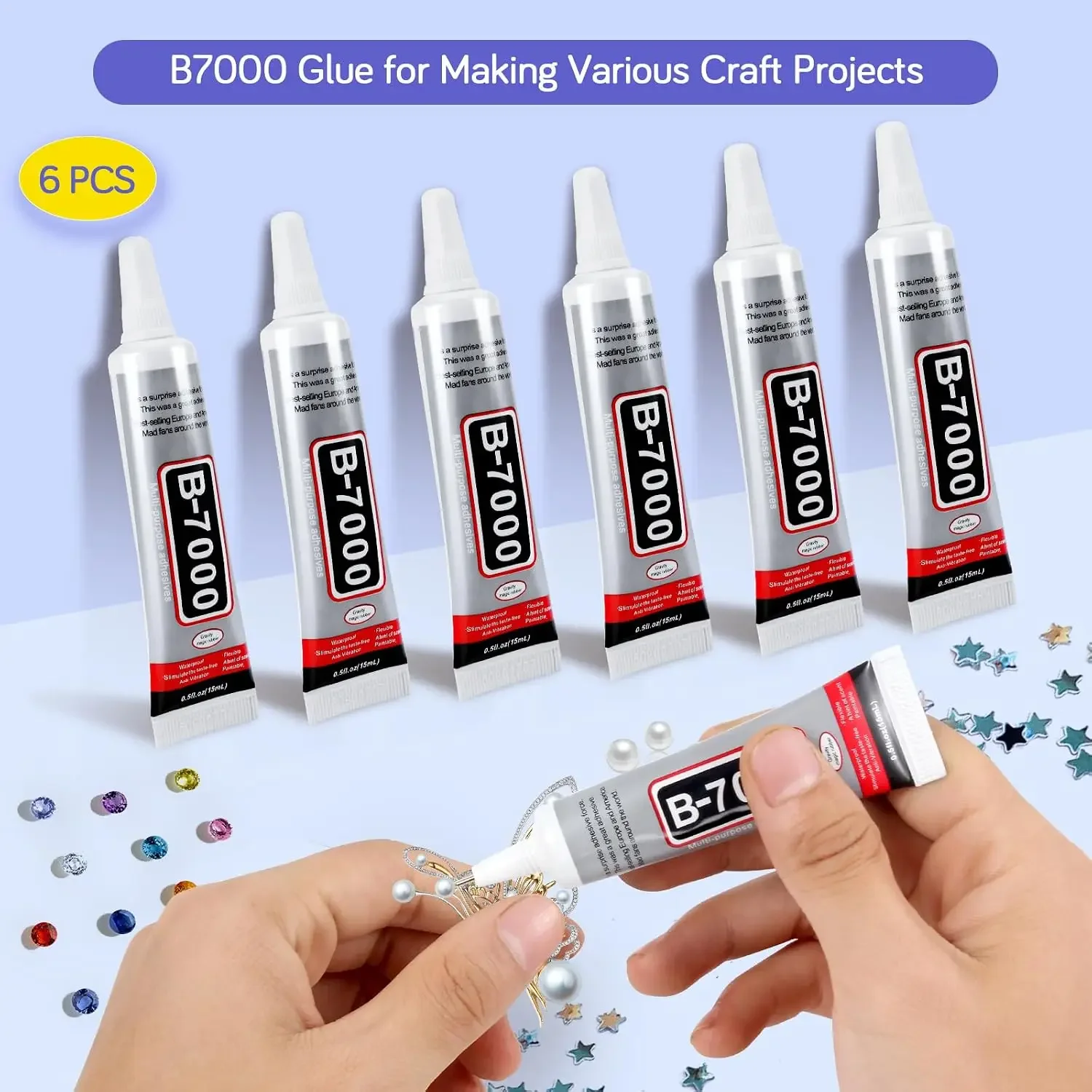 ICUTE-FITTDYHE 6 szt. Klej do  – Fabric Glue Bond recenzja i cena