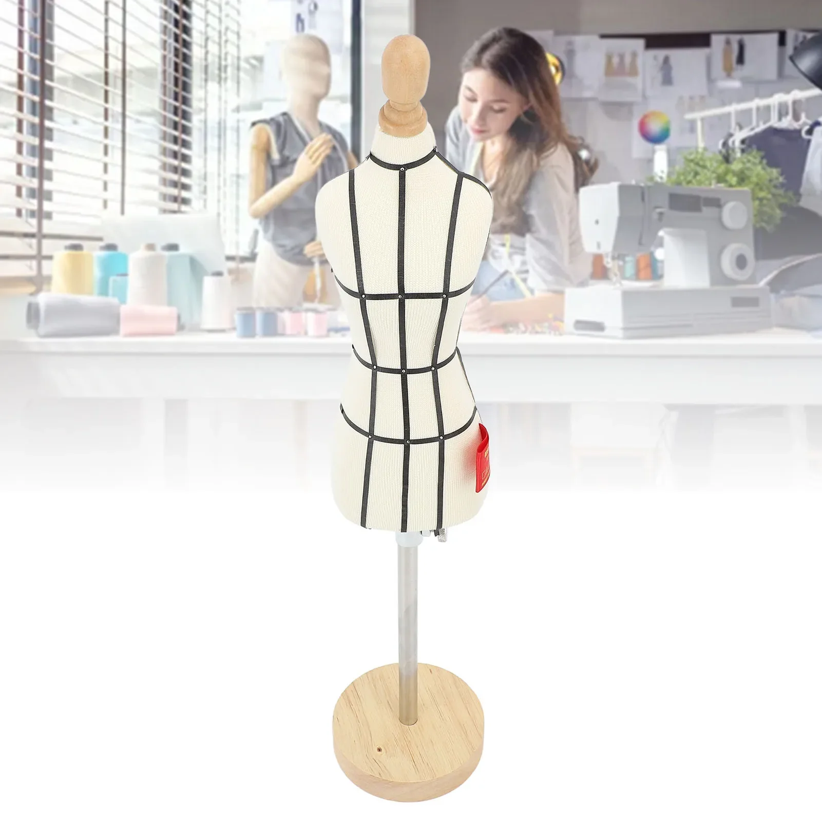 Miniaturowa sukienka z drewnia – Dress Form Mannequin recenzja i cena