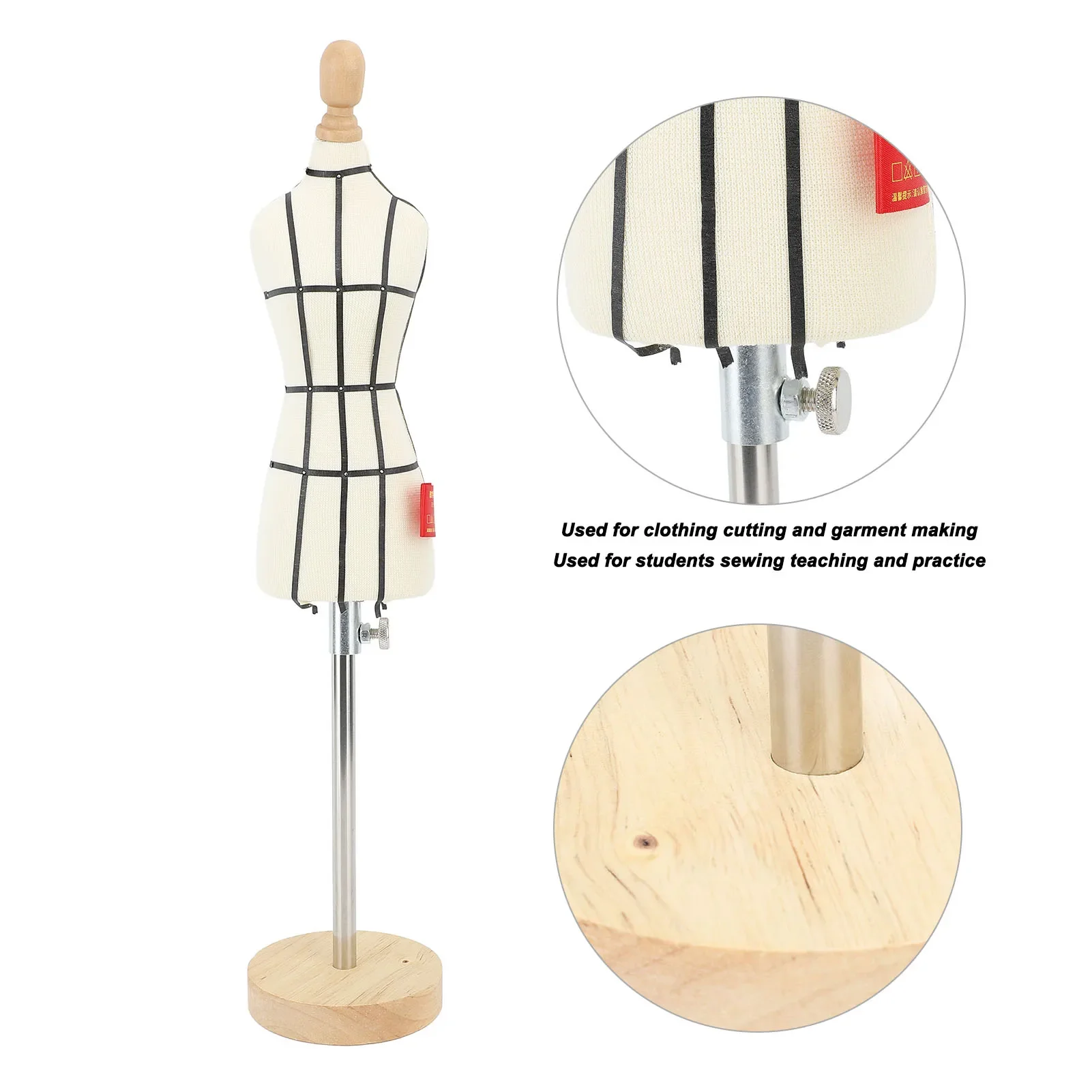 Miniaturowa sukienka z drewnia – Dress Form Mannequin recenzja i cena