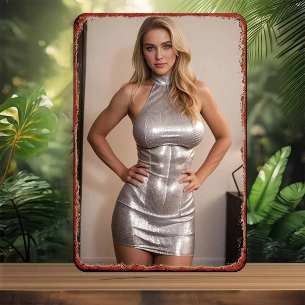 SHEINMETAL Srebrny Metalowy Ma – Dress Form Mannequin recenzja i cena