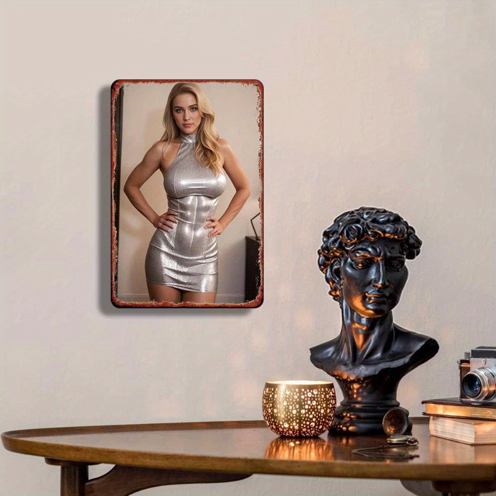 SHEINMETAL Srebrny Metalowy Ma – Dress Form Mannequin recenzja i cena