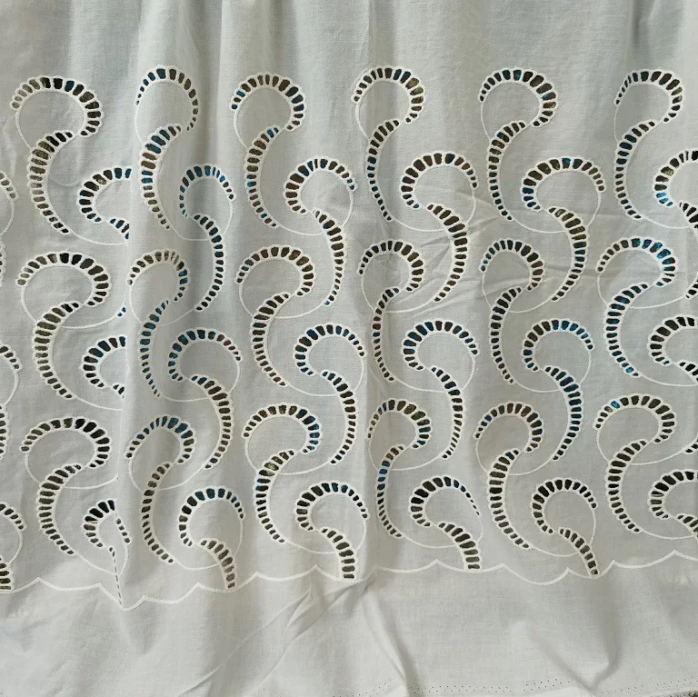 Tkanina haftowana, ażurowa, 10 – Sewing Eyelet Fabric recenzja i cena