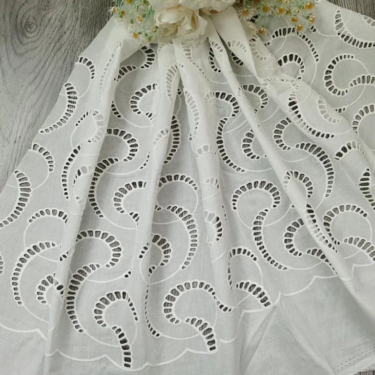 Tkanina haftowana, ażurowa, 10 – Sewing Eyelet Fabric recenzja i cena