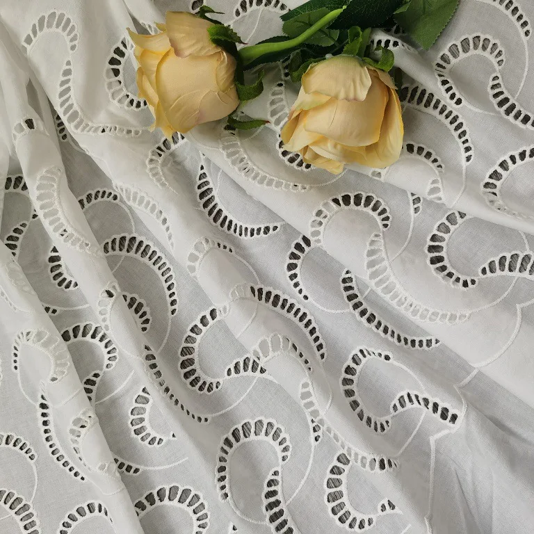 Tkanina haftowana, ażurowa, 10 – Sewing Eyelet Fabric recenzja i cena