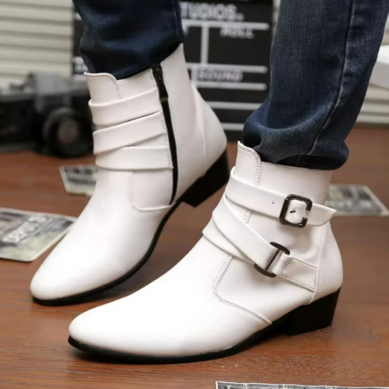 Nowe męskie buty skórzane Chel – Sewing Nylon recenzja i cena