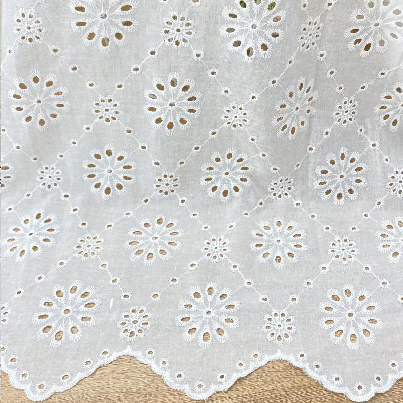 Tkanina bawełniana 100% z falb – Sewing Eyelet Fabric recenzja i cena