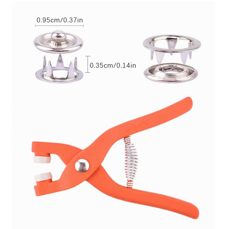 50/100 SZT. Metalowe guziki do – Snap Button Plier recenzja i cena