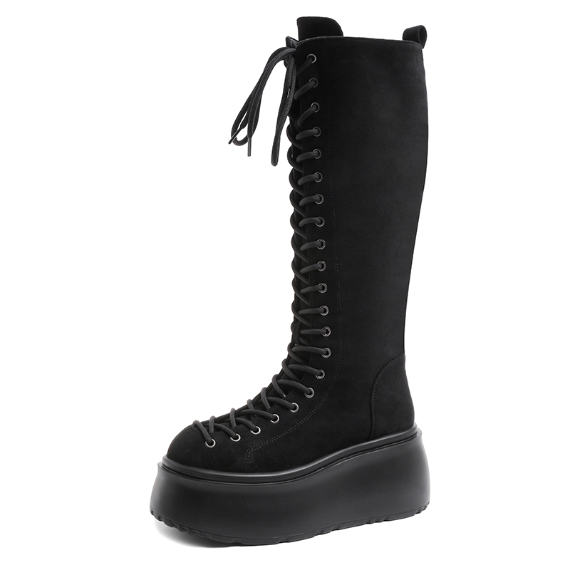 Botki damskie na koturnie 8 cm – Sewing Latex recenzja i cena