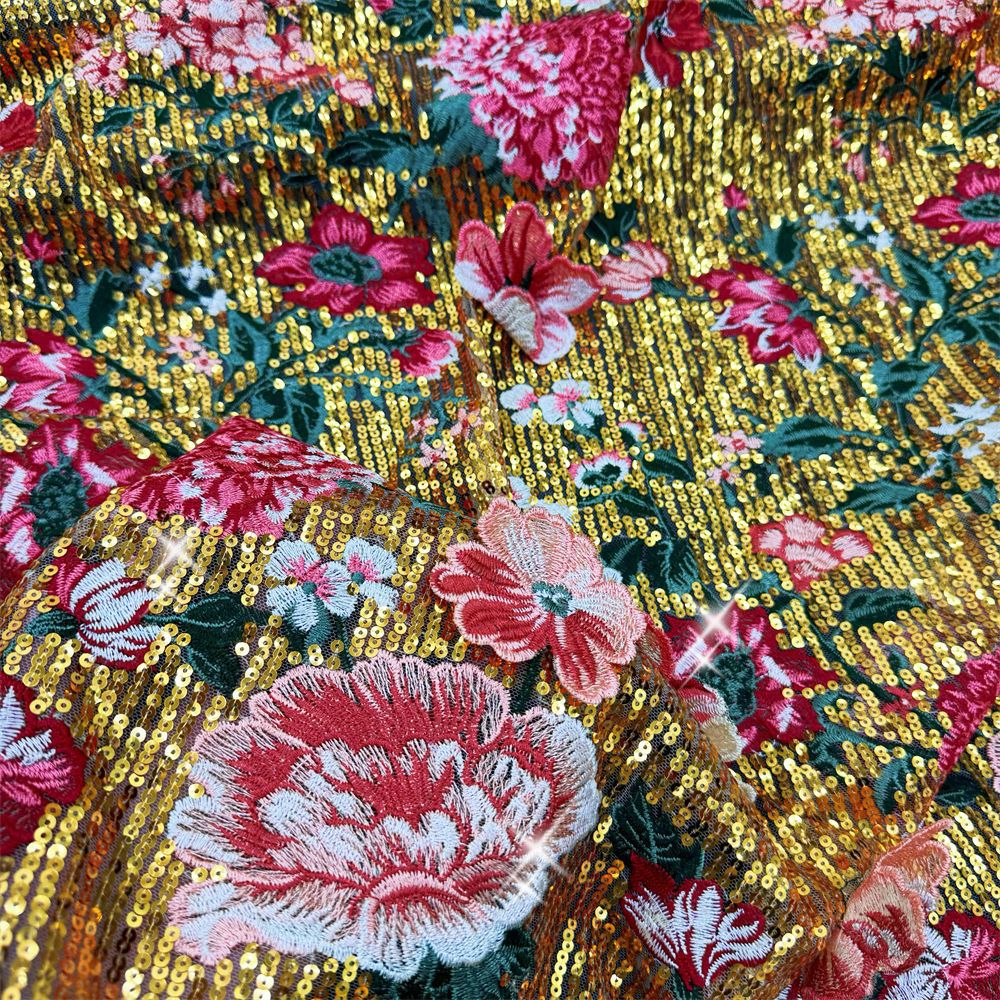 1 jard trójwymiarowej tkaniny  – Sewing Embroidery Fabric recenzja i cena