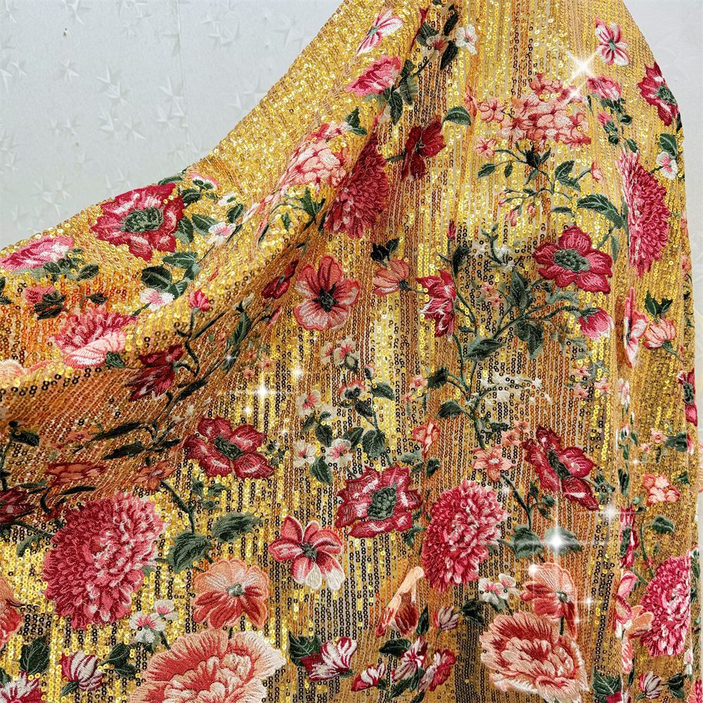 1 jard trójwymiarowej tkaniny  – Sewing Embroidery Fabric recenzja i cena