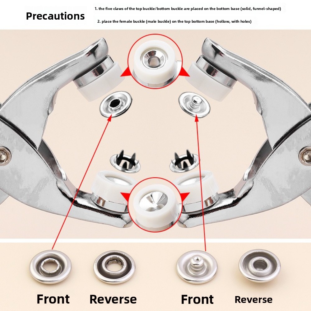 Zestaw szczypiec do zatrzasków – Snap Button Plier recenzja i cena