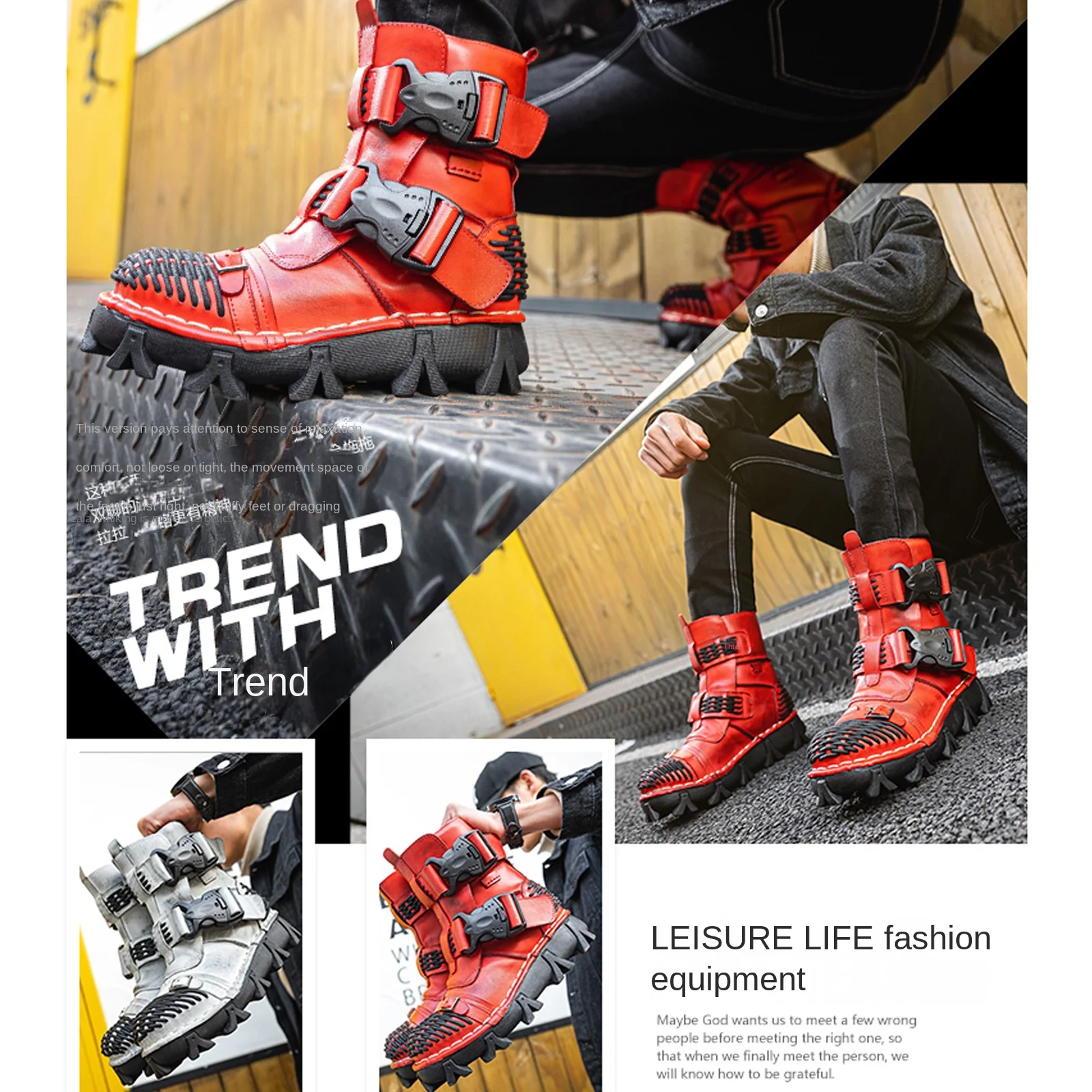 Męskie buty motocyklowe z praw – Sewing Latex recenzja i cena