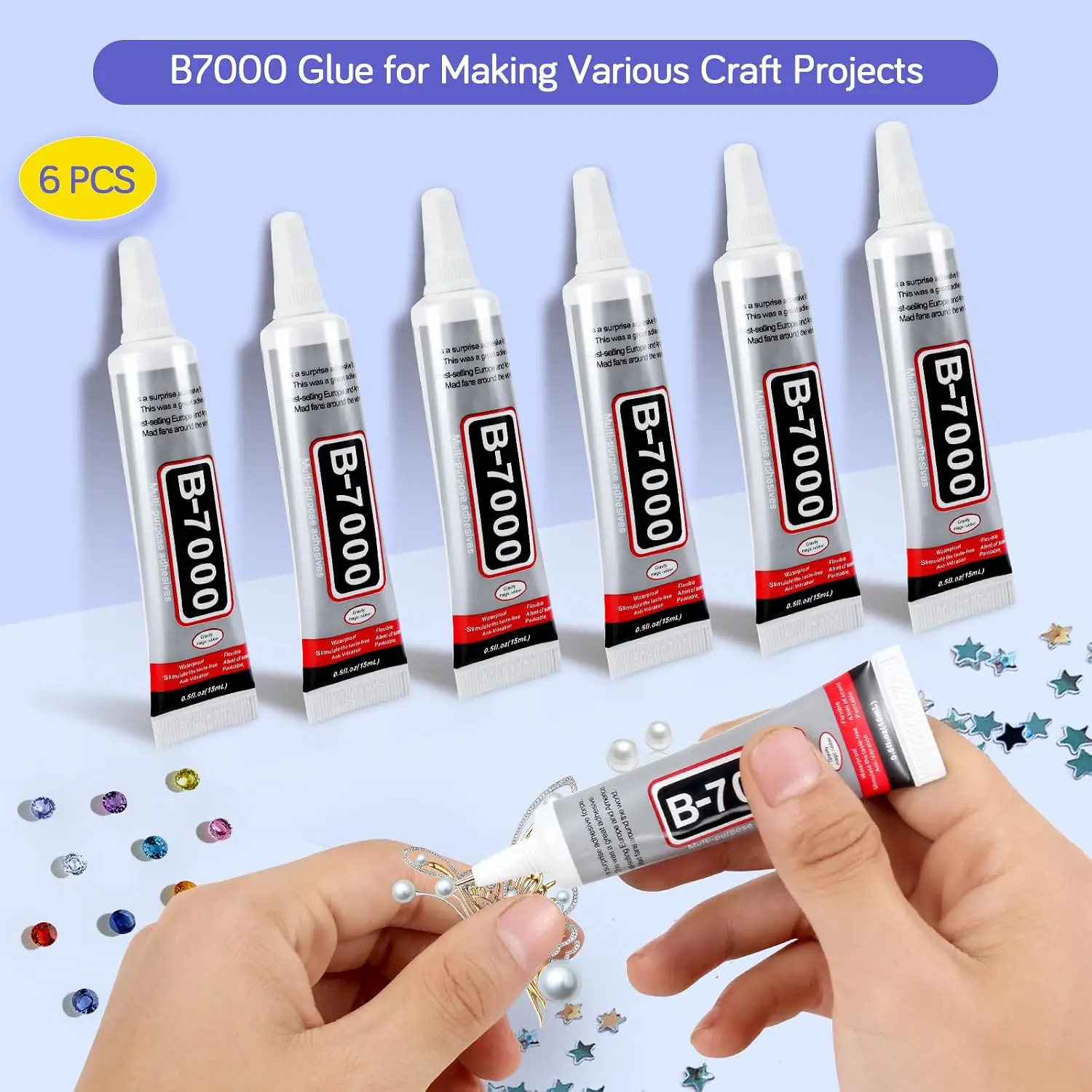 ICUTE-FITTDYHE 6 szt. Klej do  – Fabric Glue Bond recenzja i cena