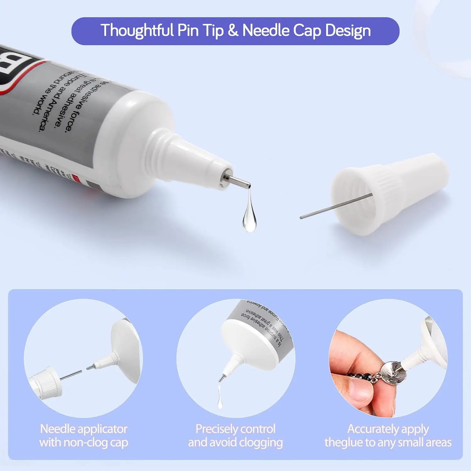 ICUTE-FITTDYHE 6 szt. Klej do  – Fabric Glue Bond recenzja i cena