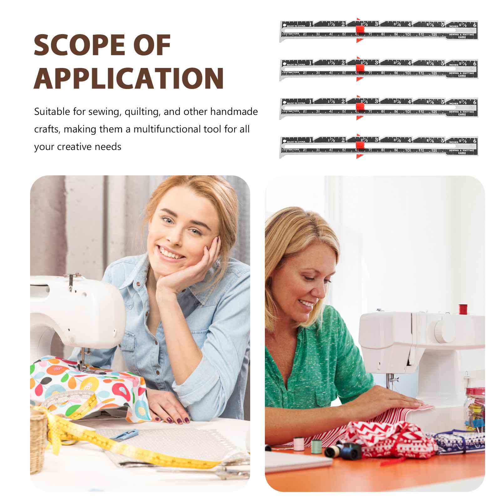 12 szt. Metalowe linijki do po – Sewing Hemming recenzja i cena