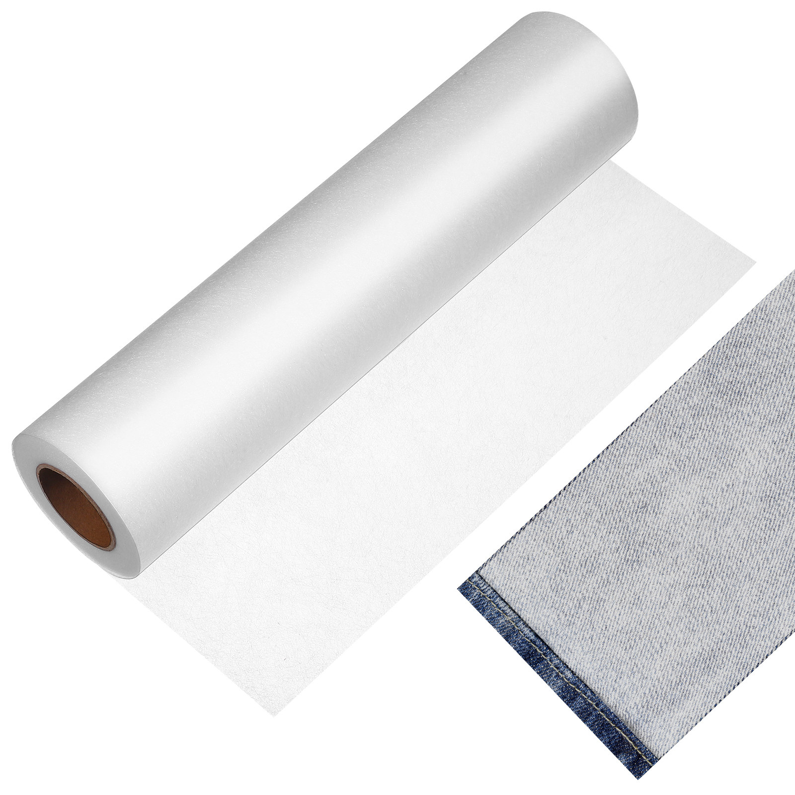 Biały, dwustronny, włókninowy, – Interfacing Iron On recenzja i cena