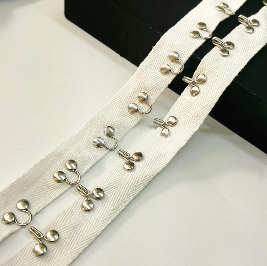 Taśma bawełniana czarno-biała  – Sewing Eyelet Fabric recenzja i cena