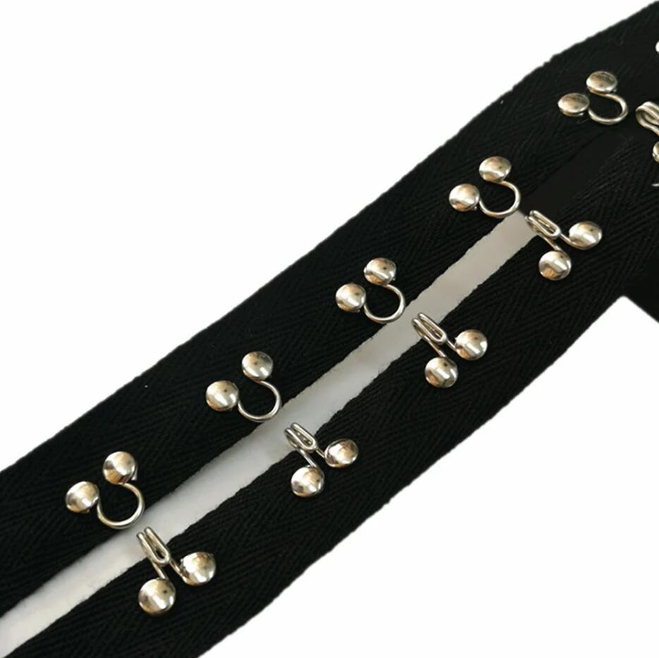 Taśma bawełniana czarno-biała  – Sewing Eyelet Fabric recenzja i cena
