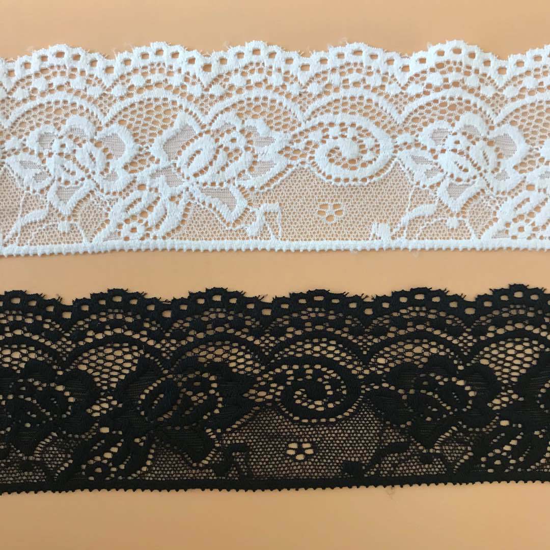 Wykwintna elastyczna koronka,  – Vintage Sewing Textile recenzja i cena