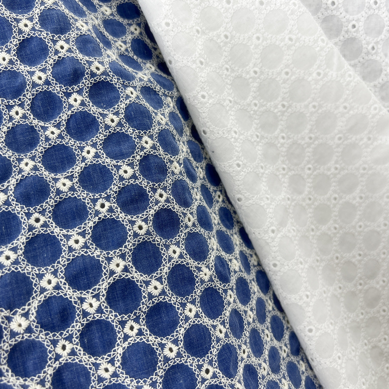 Tkanina dżinsowa bawełniana z  – Sewing Eyelet Fabric recenzja i cena
