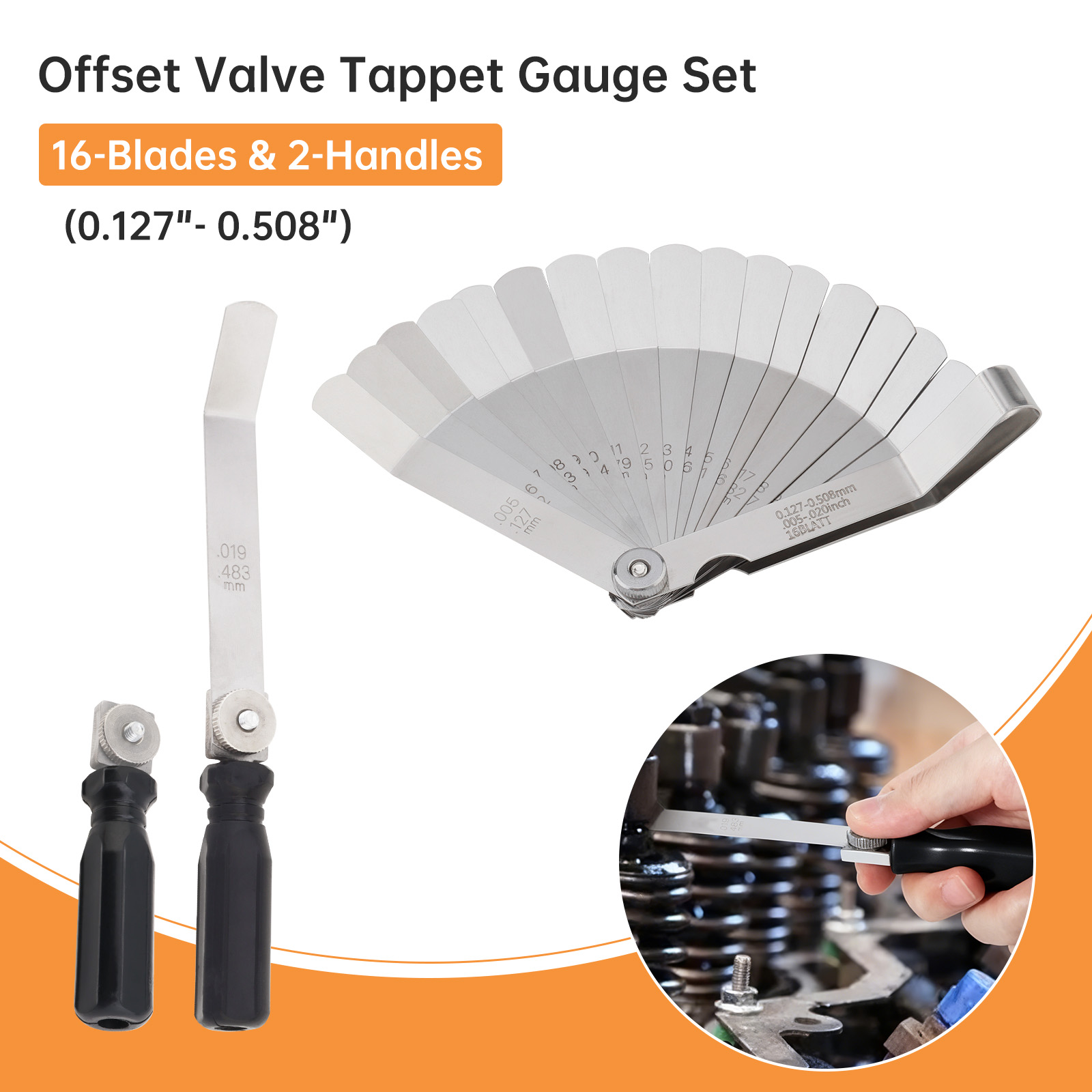 Zestaw szczelinomierzy do zawo – Seam Gauge Metal recenzja i cena